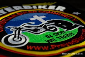 PRAYERBIKER patches for Christian Biker Community